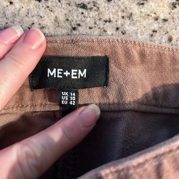 Me + em Washed Velvet Engineered-Leg Pant - Picture 7 of 11